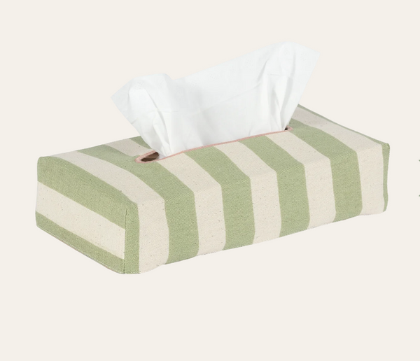 Linen tissue box clearance cover