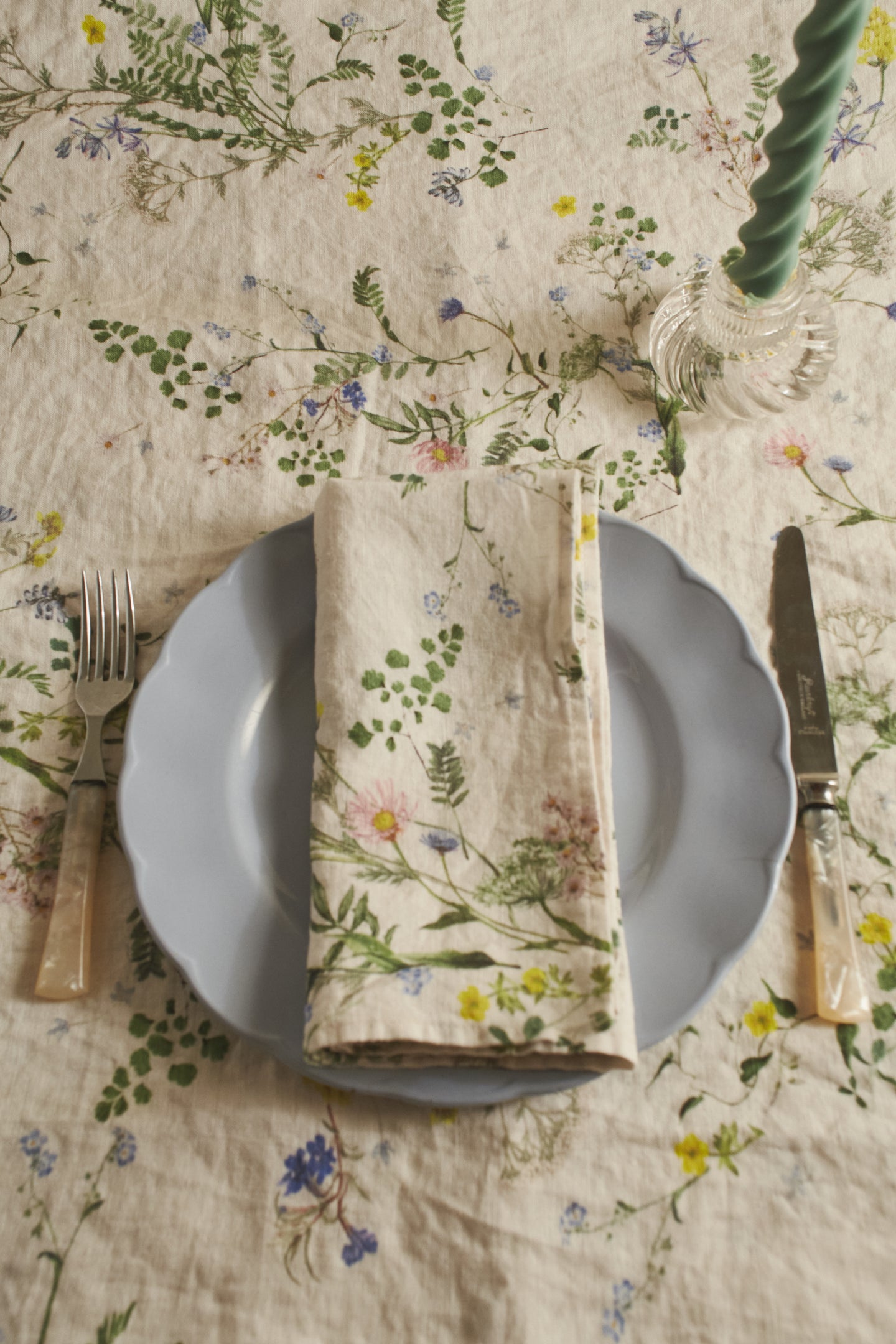 Spring Posy Linen Napkin