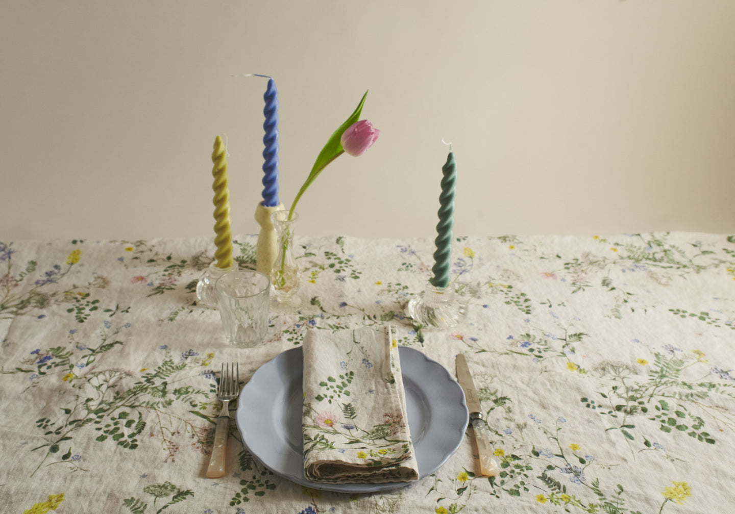 Spring Posy Linen Tablecloth