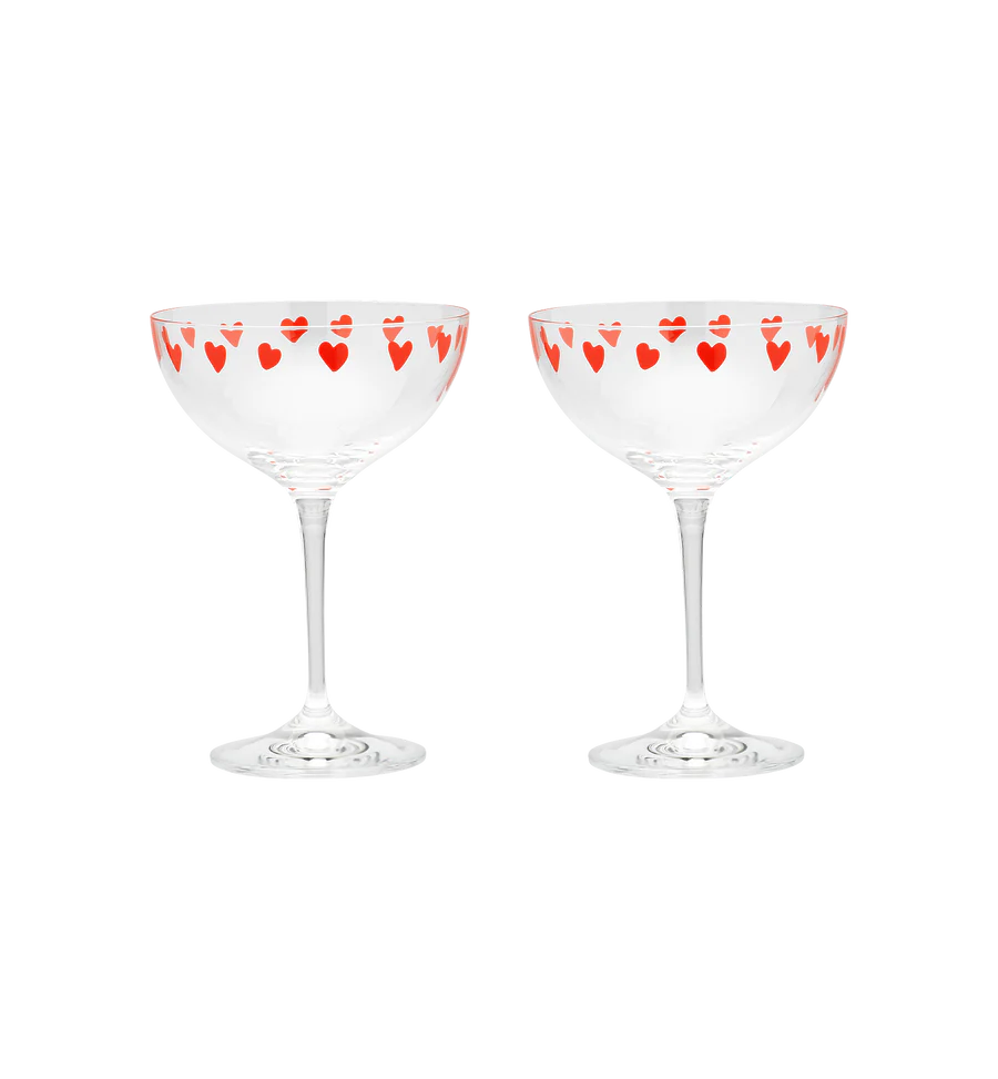 Classic Love Champagne Glass Set of 2