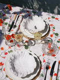 Nasturtium Linen Tablecloth